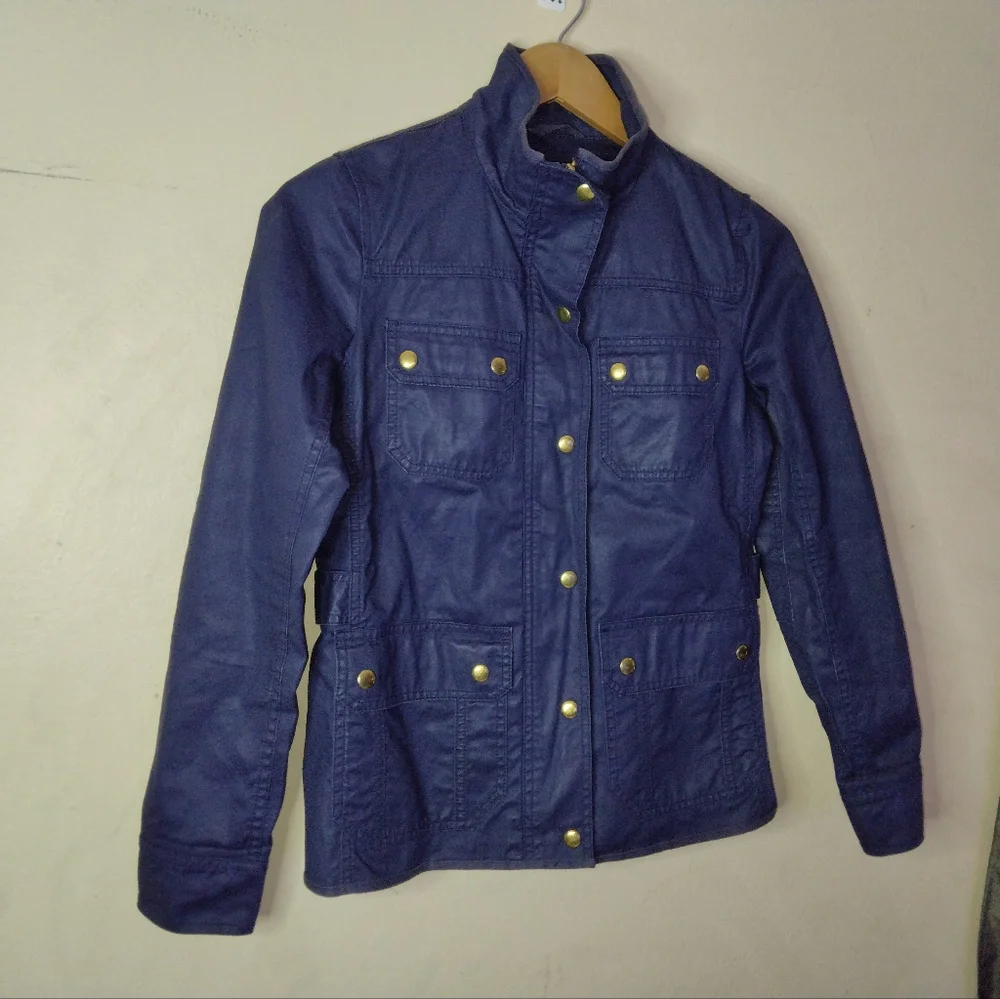 J. Crew Downtown Field Utility Military Relaxed boyfriend fit Jacket Siz…